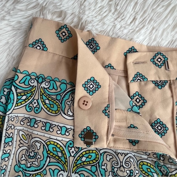 DKNY Silk Printed Pants Size 8 - Picture 4 of 9